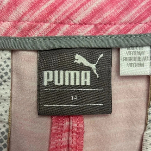 Puma Womens 5" Printed Golf Shorts Shocking Pink NWOT - Picture 9 of 12